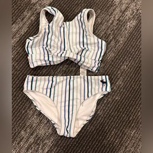 Abercrombie Kids striped bathing suit size 8